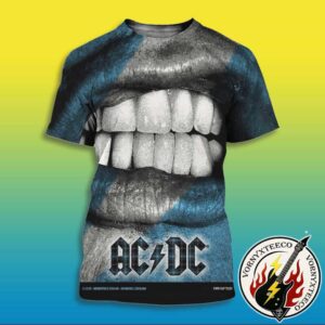 ACDC Edinburgh Scotland 2025 Concert Poster At Murrayfield Stadium On August 21st PWR UP Tour 2025 All Over Print Shirt