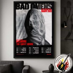 Bad Omens Do You Feel Love Europe 2025 Dates List For November And December Home Decor Poster Canvas
