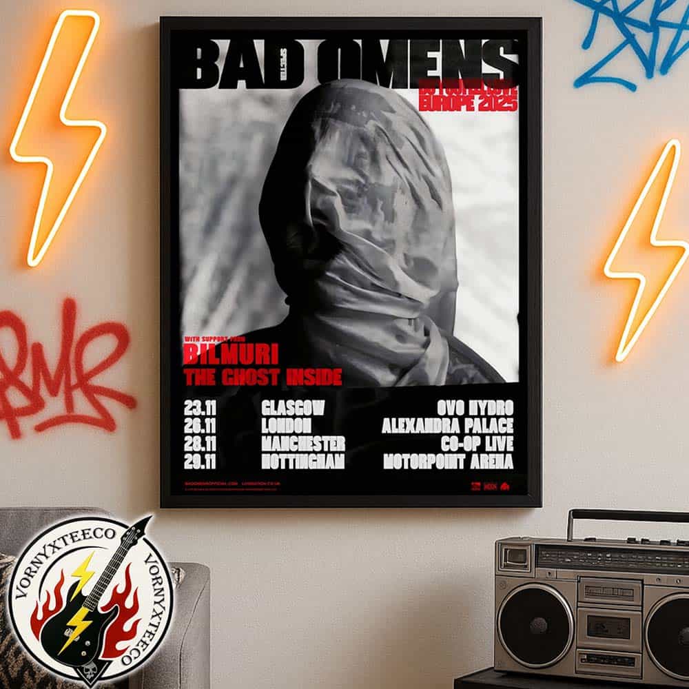 Bad Omens Do You Feel Love UK Arena Tour 2025 For November Home Decor Poster Canvas Bad Omens Do You Feel Love UK Arena Tour 2025 For November Home Decor Poster Canvas