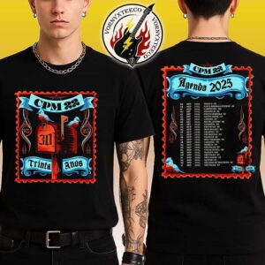 CPM 22 Band Agenda 2025 Dates List Kicks Off In Franca SP At Franca Rock Festival On August 23 2025 Unisex T-Shirt