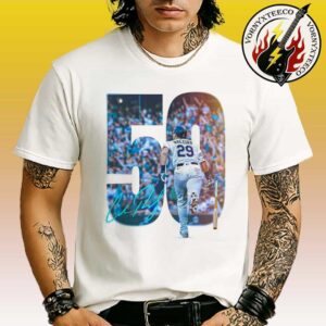 Cal Raleigh Becomes First Catcher to Hit 50 Home Runs In A Single Season Unisex T-Shirt