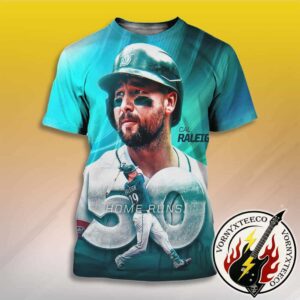 Congrats Cal Raleigh Big Dumper Named To The First Player To 50 Home Runs All Over Print Shirt