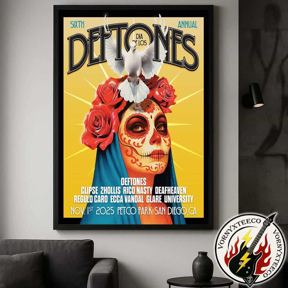Deftones San Diego California Poster Show At Petco Park On November 1st 2025 Home Decor Poster Canvas Deftones San Diego California Poster Show At Petco Park On November 1st 2025 Home Decor Poster Canvas
