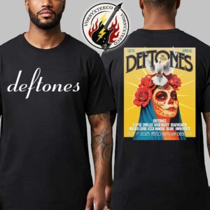 Deftones San Diego California Poster Show At Petco Park On November 1st 2025 Two Sided Print Unisex T-Shirt