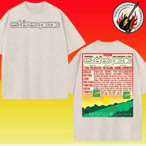Festival Estereo Picnic 2026 Lineup Poster On March 20 To 22 2026 At Parque Simon Bolivar In Bogota Colombia Black Washed T-Shirt