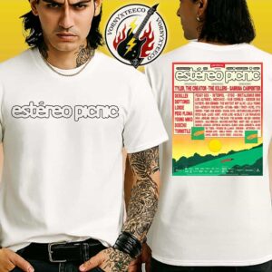 Festival Estereo Picnic 2026 Lineup Poster On March 20 To 22 2026 At Parque Simon Bolivar In Bogota Colombia Unisex T-Shirt