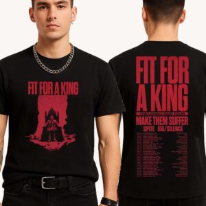 Fit For A King The Lonely God Tour 2025 Dates List Start In Phoenix AZ On October 30 Two Sided Print T-Shirt