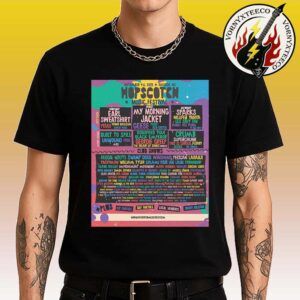 Hopscotch Music Festival 2025 Poster Line Up Celebrating 15th Anniversary For Raleigh NC On September 4th-6th 2025 Classic T-Shirt