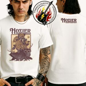 Hozier Unreal Unearth Tour 2025 Merch Tee On August 30th In Munich DE At Munich Olympic Stadium Two Sided Print Unisex T-Shirt