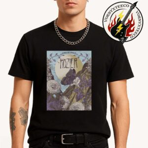 Hozier Unreal Unearth Tour 2025 Music Poster On August 22 In Reading UK At Little John Farm Richfield Avenue Black T-Shirt