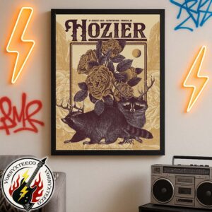 Hozier Unreal Unearth Tour 2025 Music Poster On August 30th In Munich DE At Munich Olympic Stadium Home Decor Poster Canvas