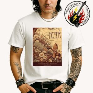 Hozier Unreal Unearth Tour 2025 Show Poster In Leeds UK At Bramham Park On August 23rd Unisex T-Shirt