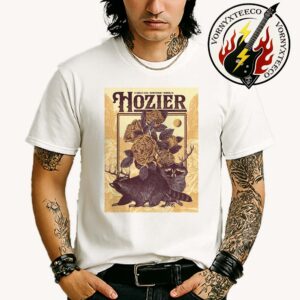 Hozier Unreal Unearth Tour 2025 Show Poster In Munich DE At Munich Olympic Stadium On August 30th Unisex T-Shirt