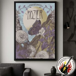 Hozier Unreal Unearth Tour 2025 Show Poster On August 22 In Reading UK At Little John Farm Richfield Avenue Wall Decor Poster Canvas