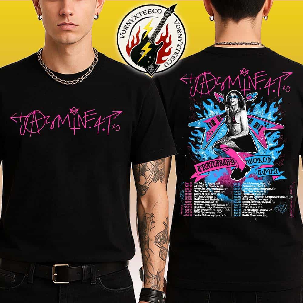 Jasmine.4.T Tranarchy World Tour 2025 Dates List Kicks Off On September 26th In Toronto ON Two Sided Print Unisex T-Shirt Jasmine.4.T Tranarchy World Tour 2025 Dates List Kicks Off On September 26th In Toronto ON Two Sided Print Unisex T-Shirt