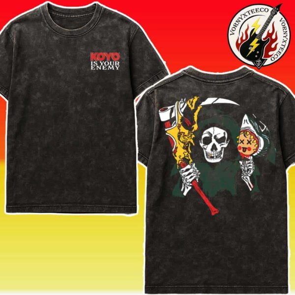 Koyo Is Your Enemy Tee Cover Black Washed T-Shirt