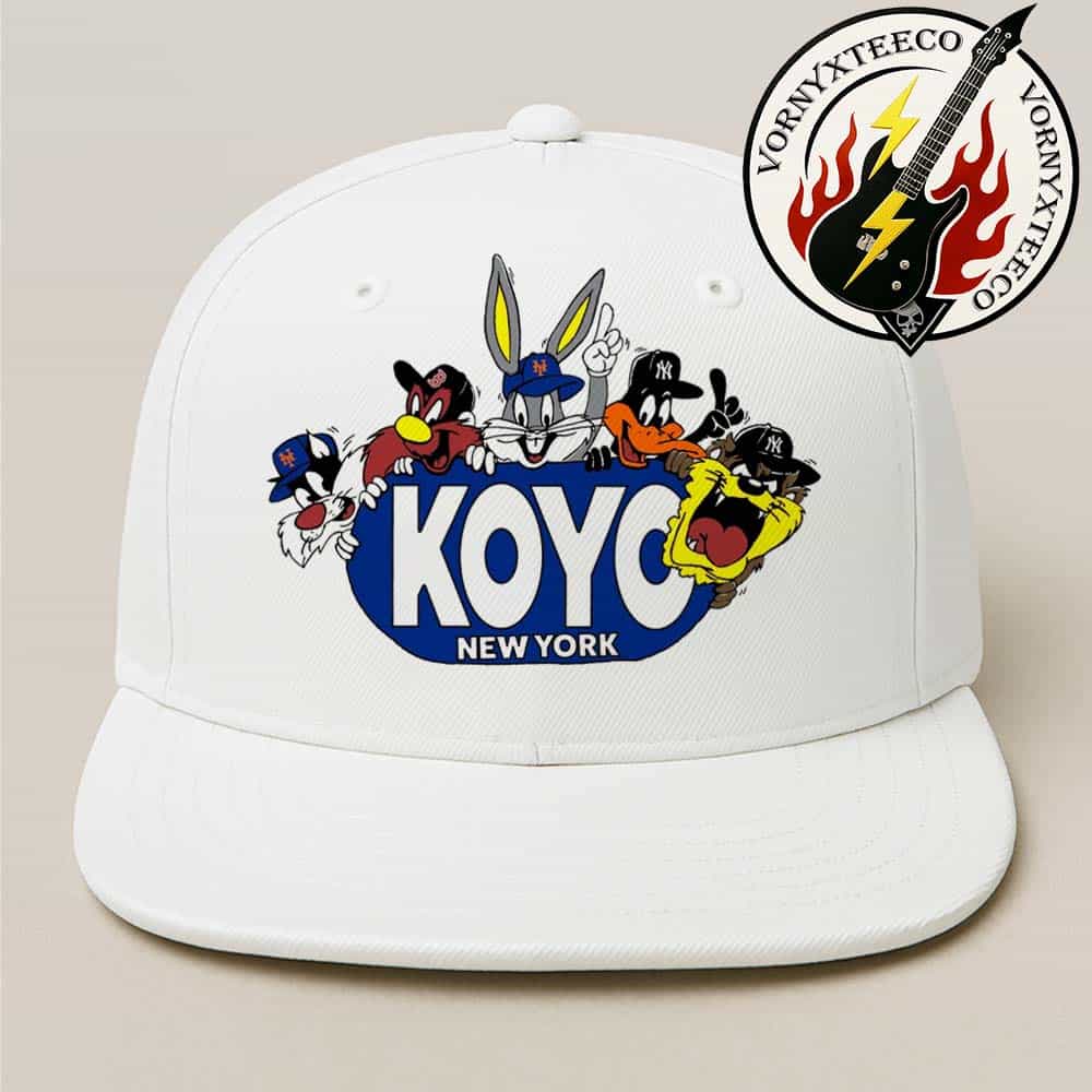 Koyo Looney Toons Tee For Stony Brook New York 2025 White Classic Cap Snapback Hat