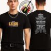 Hozier Unreal Unearth Tour 2025 Merch Tee On August 30th In Munich DE At Munich Olympic Stadium Two Sided Print Unisex T-Shirt