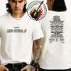 Leeds Rockstar 2025 Line Up Tee In Reading And Leeds Festival 2025 Rock Star Merchandise On August 21th To 24th Two Sided Print Unisex T-Shirt