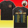 Shaky Knees Fest Music Festival 2025 Lineup Poster For Atlanta GA On September 19-21 At Piedmont Park Washed T-Shirt