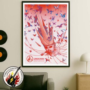 Linkin Park From Zero World Tour 2025 Music Poster Art By James Jean On September 24th In Seattle WA At Climate Pledge Arena Home Decor Poster Canvas