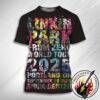 Linkin Park From Zero World Tour 2025 Poster In San Jose CA At SAP Center On September 15th Art By Jonathan Wayshack All Over Print T-Shirt