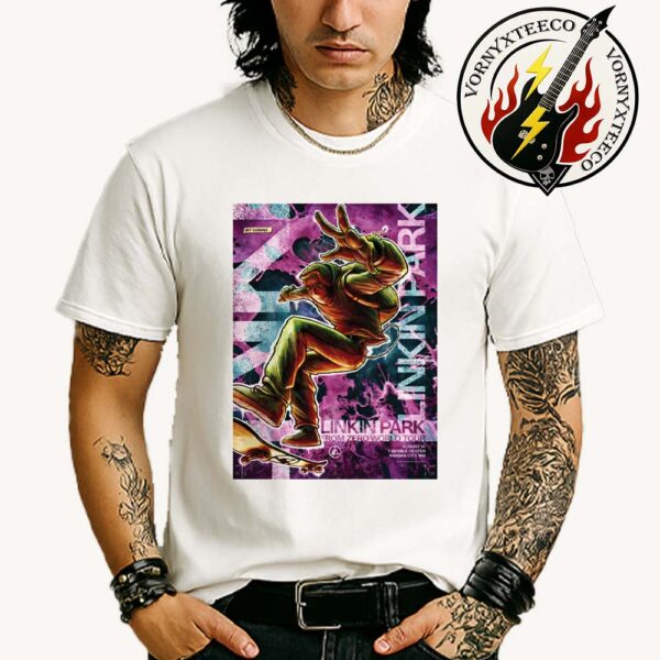Linkin Park From Zero World Tour 2025 Poster On August 31th At T Mobile Center In Kansas City MO Unisex T-Shirt