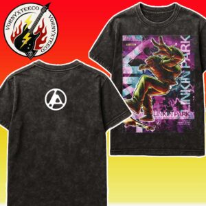 Linkin Park From Zero World Tour 2025 Poster On August 31th At T Mobile Center In Kansas City MO Washed T-Shirt