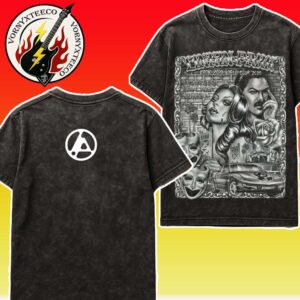 Linkin Park From Zero World Tour 2025 Show Poster On September 17th In Sacramento CA At Golden 1 Center Washed T-Shirt