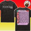Lollapalooza India Festival Music 2026 Poster Lineup At The Mahalaxmi Racecourse In Mumbai On January 24 And 25 2026 Tee Washed T-Shirt