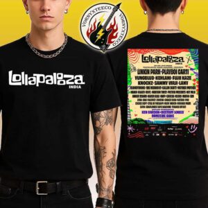 Lollapalooza India Festival Music 2026 Poster Lineup At The Mahalaxmi Racecourse In Mumbai On January 24 And 25 2026 Unisex T-Shirt