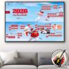 Miami Marlins MLB 2026 Regular Season Schedule Home Decor Poster Canvas