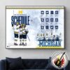 Minnesota Golden Gophers Men’s Hockey Official The Big Ten Schedule Season 2025-26 Home Decor Poster Canvas