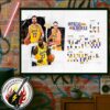 NBA Memphis Grizzlies Official Schedule Season 2025-26 Wall Decor Poster Canvas
