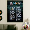 NBA Miami Heat Official Schedule Season 2025-26 Home Decor Poster Canvas