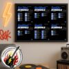 NBA Orlando Magic Official Schedule Season 2025-26 Wall Decor Poster Canvas