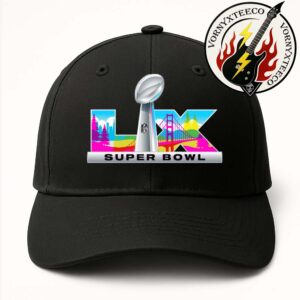NFL Super Bowl LX 2026 Logo On February 8th In Santa Clara California Snapback Hat Classic Cap