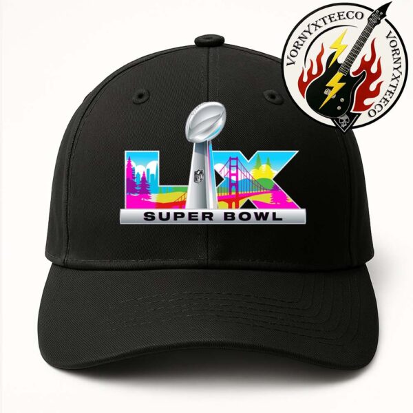 NFL Super Bowl LX 2026 Logo On February 8th In Santa Clara California Snapback Hat Classic Cap