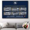 Oakland Athletics MLB 2026 Regular Season Schedule Home Decor Poster Canvas