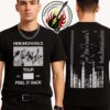 Coldplay Music Of The Spheres World Tour 2025 Merchandise On 22nd 23rd 26th 27th And 30th August And 3rd 4th 7th And 8th September In London UK At Wembley Stadium Two Sided Print T-Shirt
