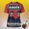 Oasis Live ’25 Canada Tour Poster In Toronto ON At Rogers Stadium On 25 August Oasis Live World Tour 2025 All Over Print Shirt