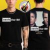 Oasis Live ’25 Reunion Tour Dates List For North America And Mexico Oasis Live World Tour 2025 Two Sided Print Unisex T-Shirt