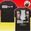 Oasis Live ’25 Reunion Tour Dates List For North America And Mexico Oasis Live World Tour 2025 Two Sided Black Washed T-Shirt