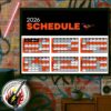Oakland Athletics MLB 2026 Regular Season Schedule Home Decor Poster Canvas