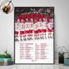 Penn State Nittany Lions Men’s Hockey Official The Big Ten Schedule Season 2025-26 Home Decor Poster Canvas