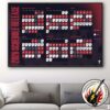 Official MLB Baltimore Orioles Schedule 2026 Regular Season Home Decor Poster Canvas