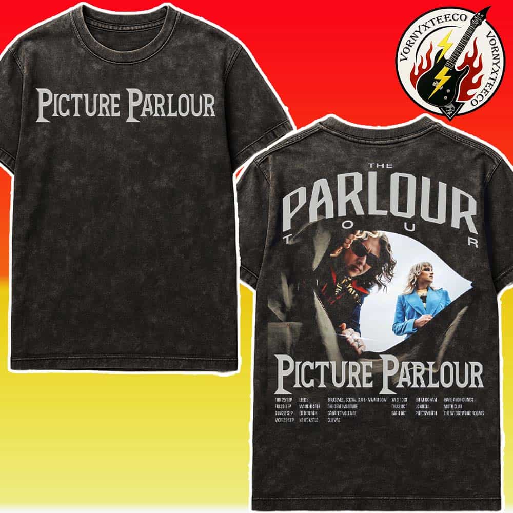Picture Parlour The Parlour Tour 2025 Dates List For September And October 2025 Black Washed T-Shirt Picture Parlour The Parlour Tour 2025 Dates List For September And October 2025 Black Washed T-Shirt