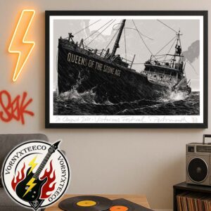 Queens Of The Stone Age Music Poster On August 22th 2025 In Portsmouth At Victorious Festival Home Decor Poster Canvas