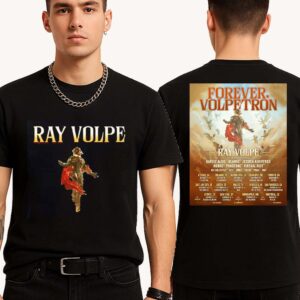 Ray Volpe Debut Album On October 17th For Forever Volpetron 2025 Cities List Start In Atlanta GA Two Sided Print T-Shirt