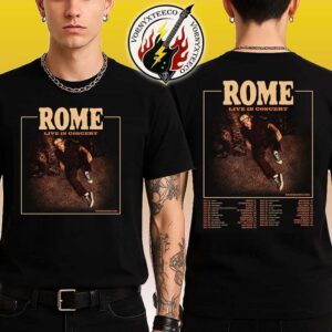 Rome Ramirez Live In Concert Tour 2025 Cities List Start In Destin FL On September 17 2025 Black Two Sided Print Unisex T-Shirt